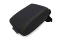 Leather Console Lid Armrest Cover for Honda CR-V (2017–2021) Yellow Stitch