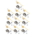 Set of 50 Hay Teeth with Clips & Hardware for New Idea 49 (1996–1996)