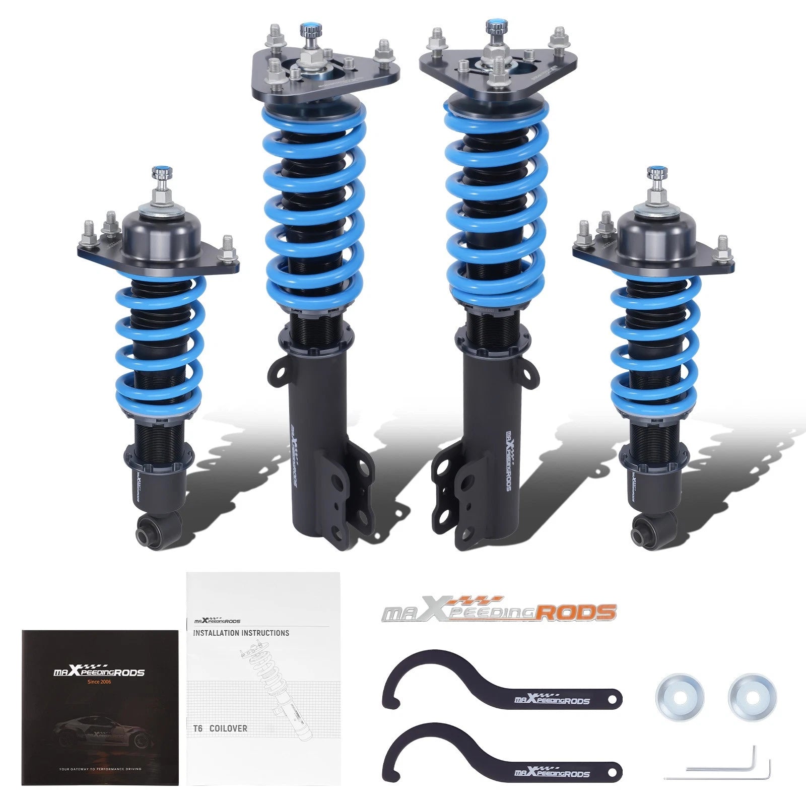 Set of 4 Coilovers for Scion TC (2005–2010) ANT10L