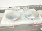 Set of 2 Chrome Top Shock Nut Covers for Harley Dyna (1991–2005)