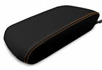 Console Lid Pull Over Cover Leather for Toyota 4Runner (2010–2019) Orange Stitch