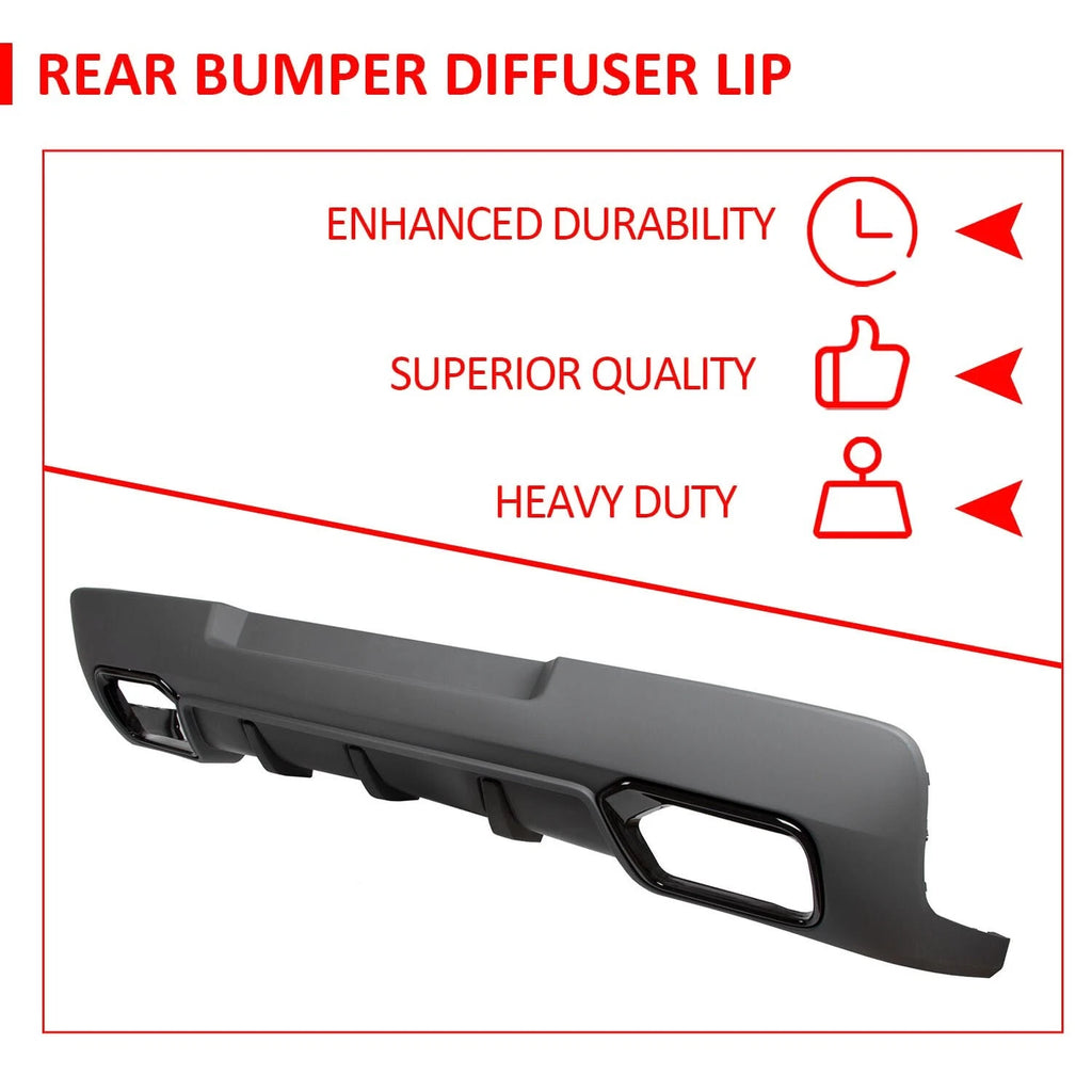 Rear Bumper Lip Splitter Spoiler for Chevy Camaro (2014–2015)