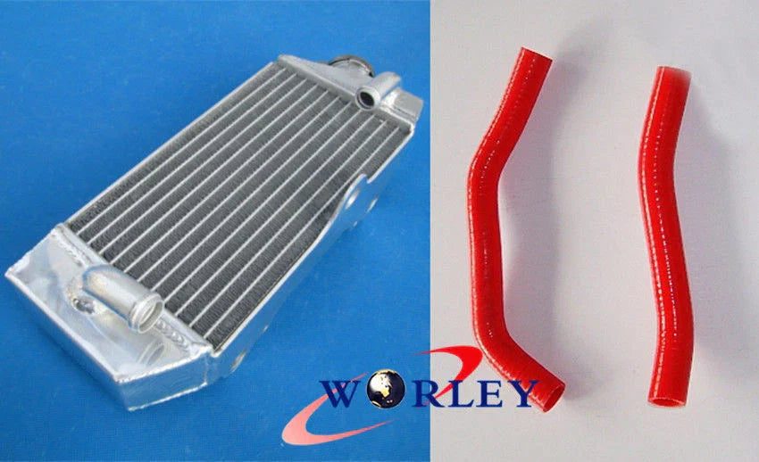 Aluminum Radiator & RED Silicone Hose for Yamaha YZ85 (2002-2021)