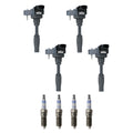 Set of 4 Ignition Coils & Spark Plugs for ATS Colorado Acadia (2013–2020)