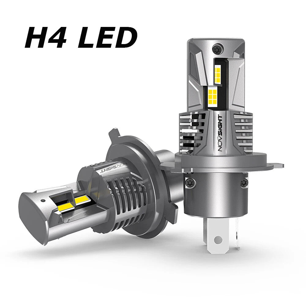 2X H4 LED Headlight Bulbs for NOVSIGHT (100W, 6500K)
