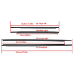 Set of 4 Weatherstrip Window Moulding Trim Seals for Toyota Yaris (2007–2016)