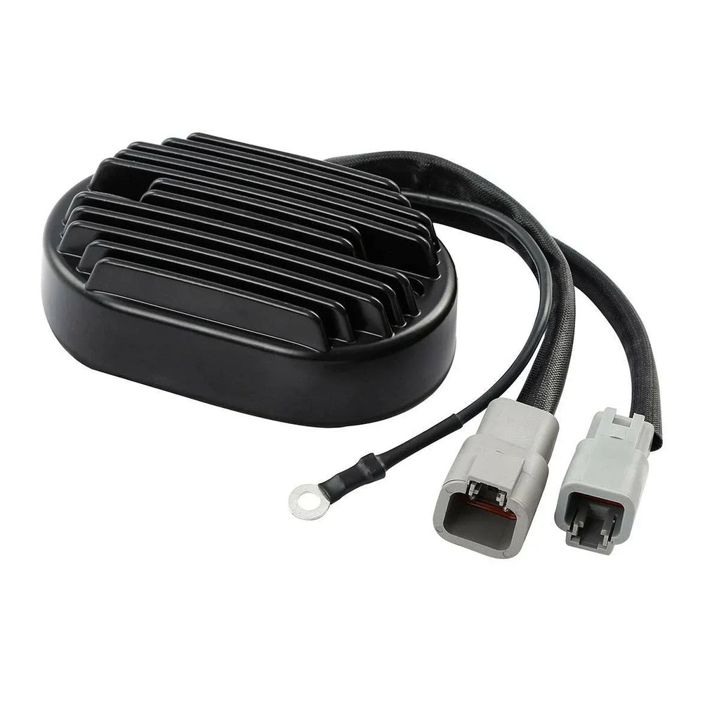 Black Voltage Regulator Rectifier for Harley Softail Deluxe Fatboy (2007)