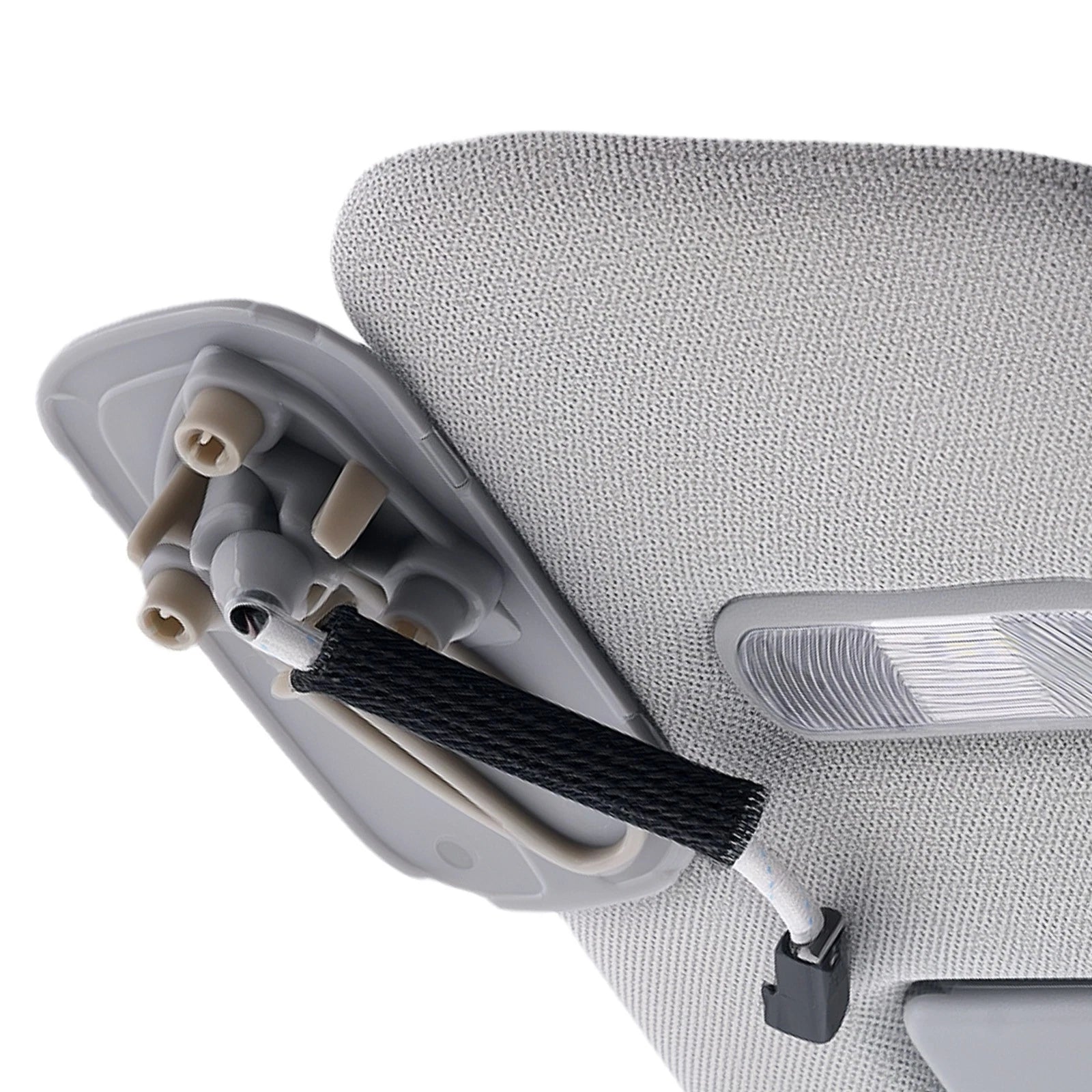 Right Side Gray Sun Visor for Chevrolet Silverado 1500 (2015–2019) 23459646