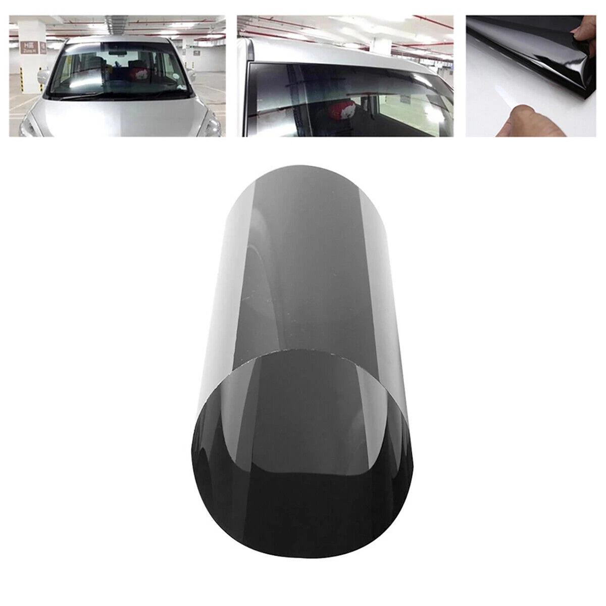 Sun Visor Strip Tint Film for Universal Cars (20x150cm)
