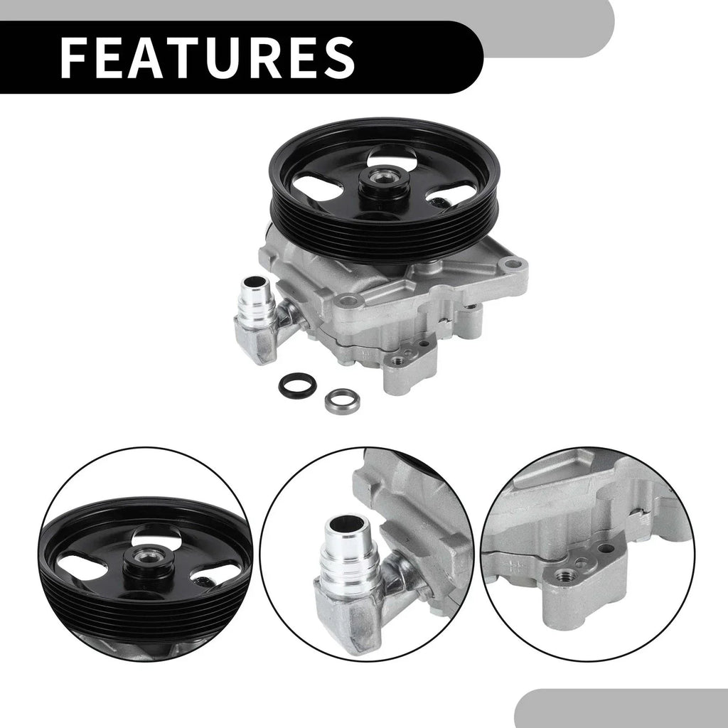 Car Power Steering Pump with Pulley for Mercedes-Benz ML320 (2000-2005)