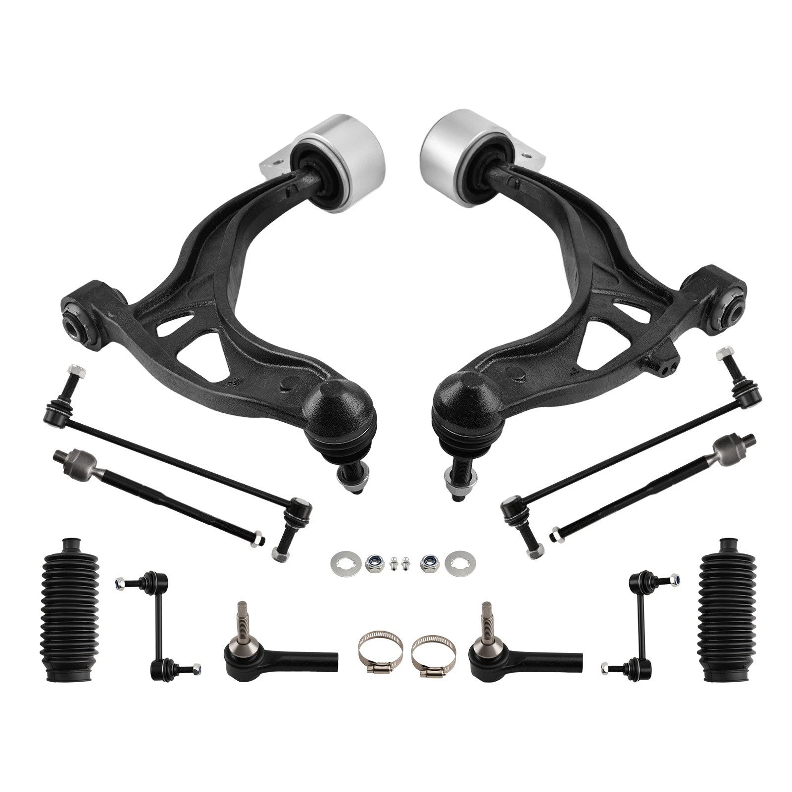 Set of 12 Front Control Arms Ball Joint Tie Rod Sway Bar Kit for Ford Explorer (2011–2017)