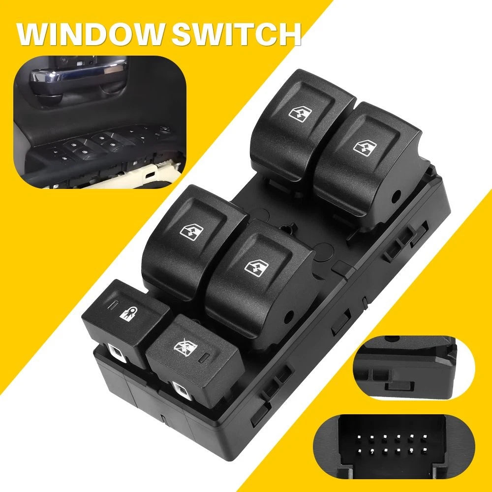 Driver Side Window Switch for GMC Canyon (2015–2022) 22821792 EXV