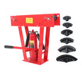 12 Ton Manual Hydraulic Pipe Bender for Exhaust Tube with 6 Dies