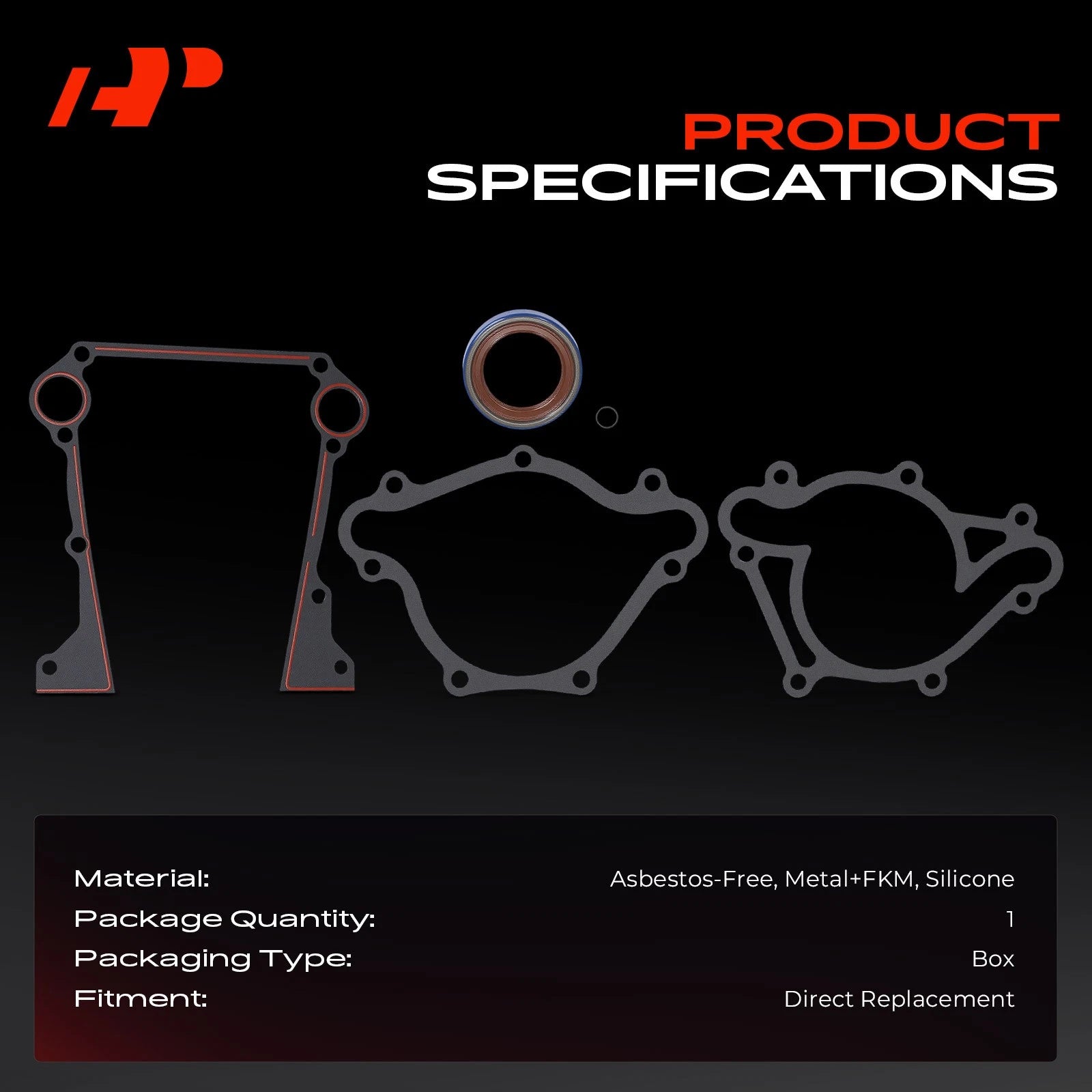 Engine Timing Cover Gasket for Dodge Dakota (1997-2003)