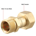 M22 Thread High Pressure Washer Swivel Joint Connector Adapter Fitting