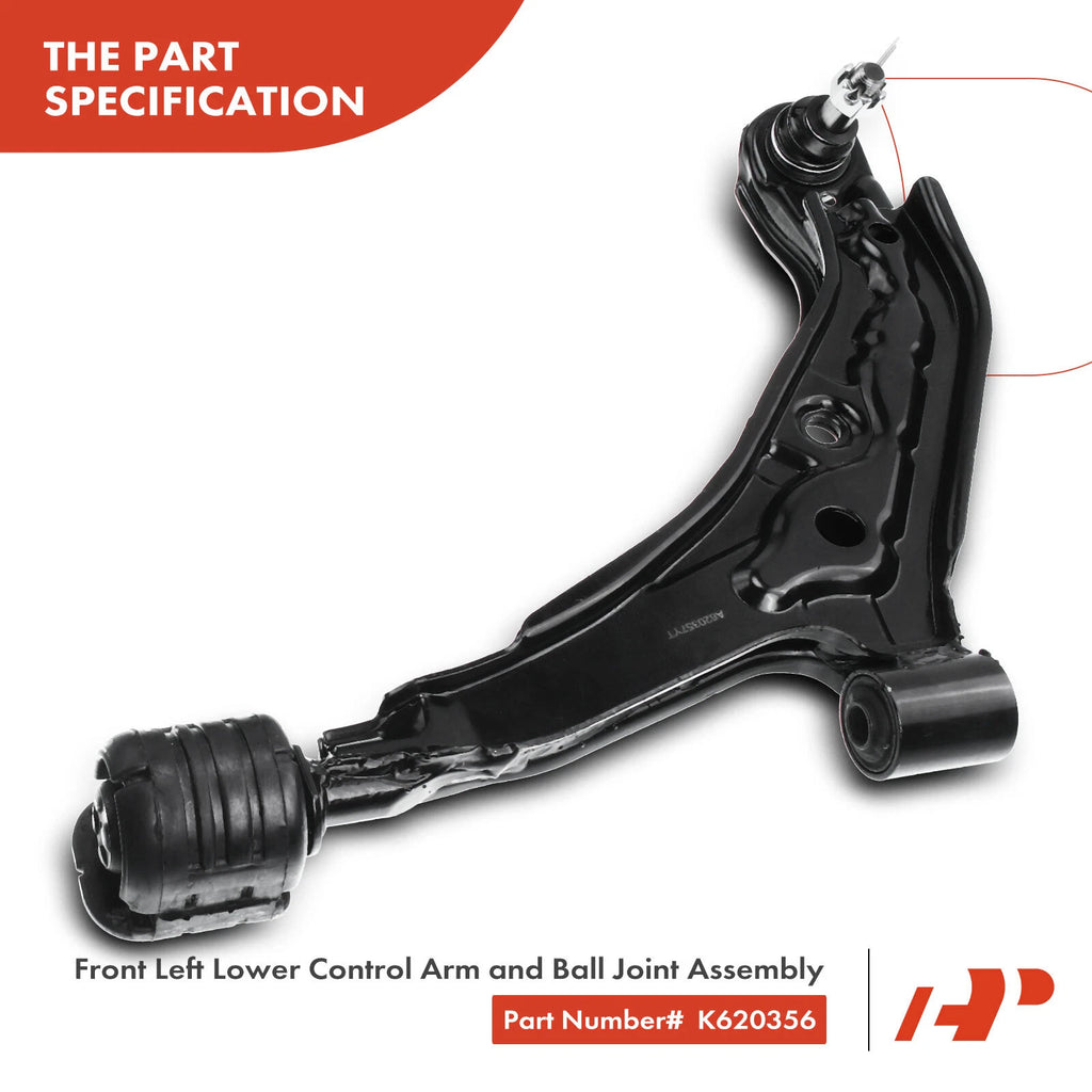 Set of 8 Front Control Arm Ball Joints for Nissan Sentra (1995–1999)