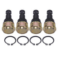 Set of 4 Upper & Lower Ball Joints for Polaris Ranger 500 800 900 XP (2006–2021)