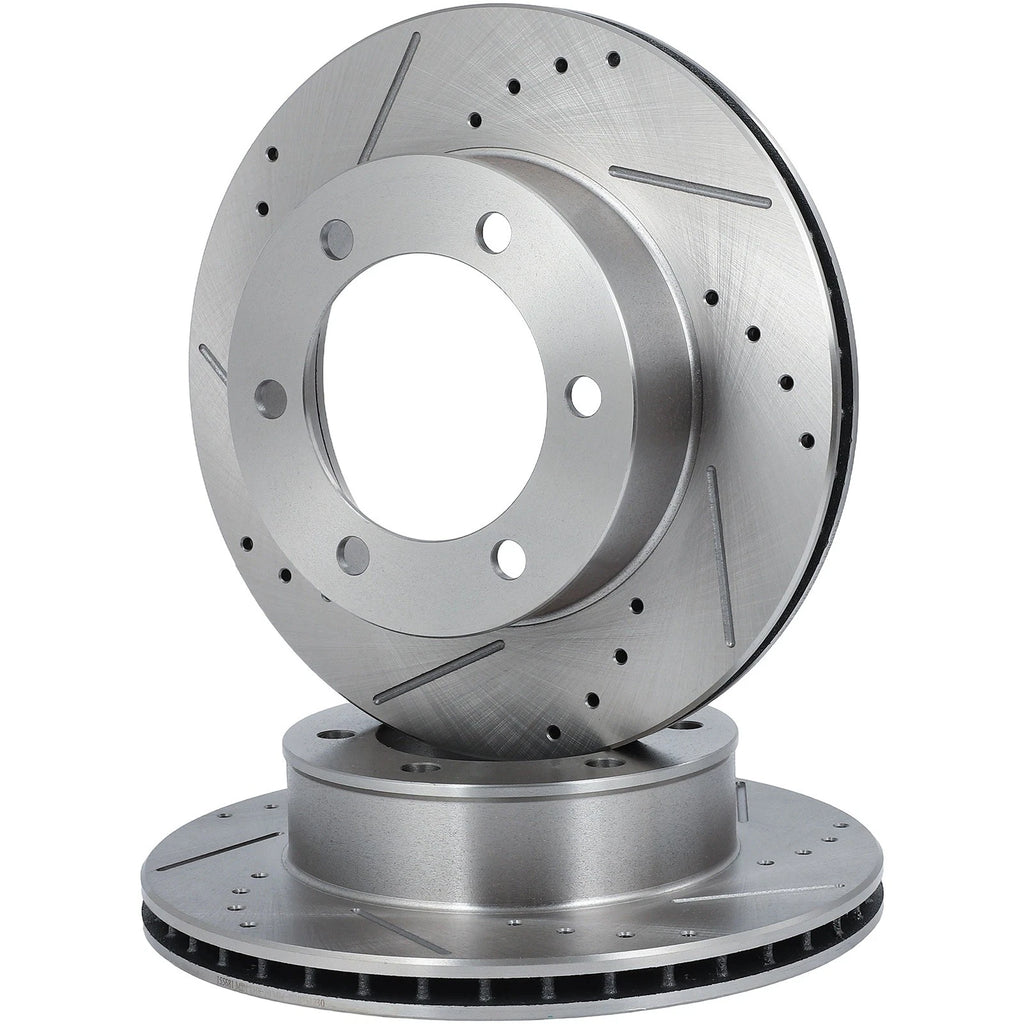 Front Drilled Slotted Brake Rotors for Toyota 4Runner (1996–2002)