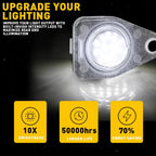 Set of 2 Rear Bumper License Plate Light Lamps for Mercury Monterey (2004–2007)
