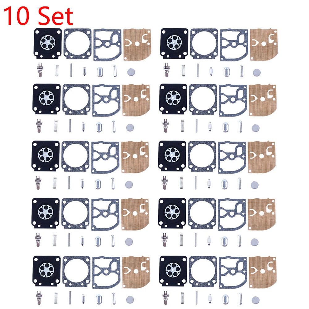 Set of 10 Carburetor Repair Kits for STIHL 017 018 MS170 MS180 ZAMA RB-77