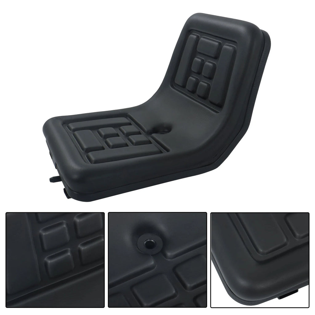 Universal Compact High Back Lawn Tractor Seat with Mounting Bolt Patterns