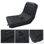 Universal Compact High Back Lawn Tractor Seat with Mounting Bolt Patterns