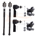 Set of 6 Front Lower Ball Joints for Chevrolet Prizm Toyota Corolla (1998–2002)