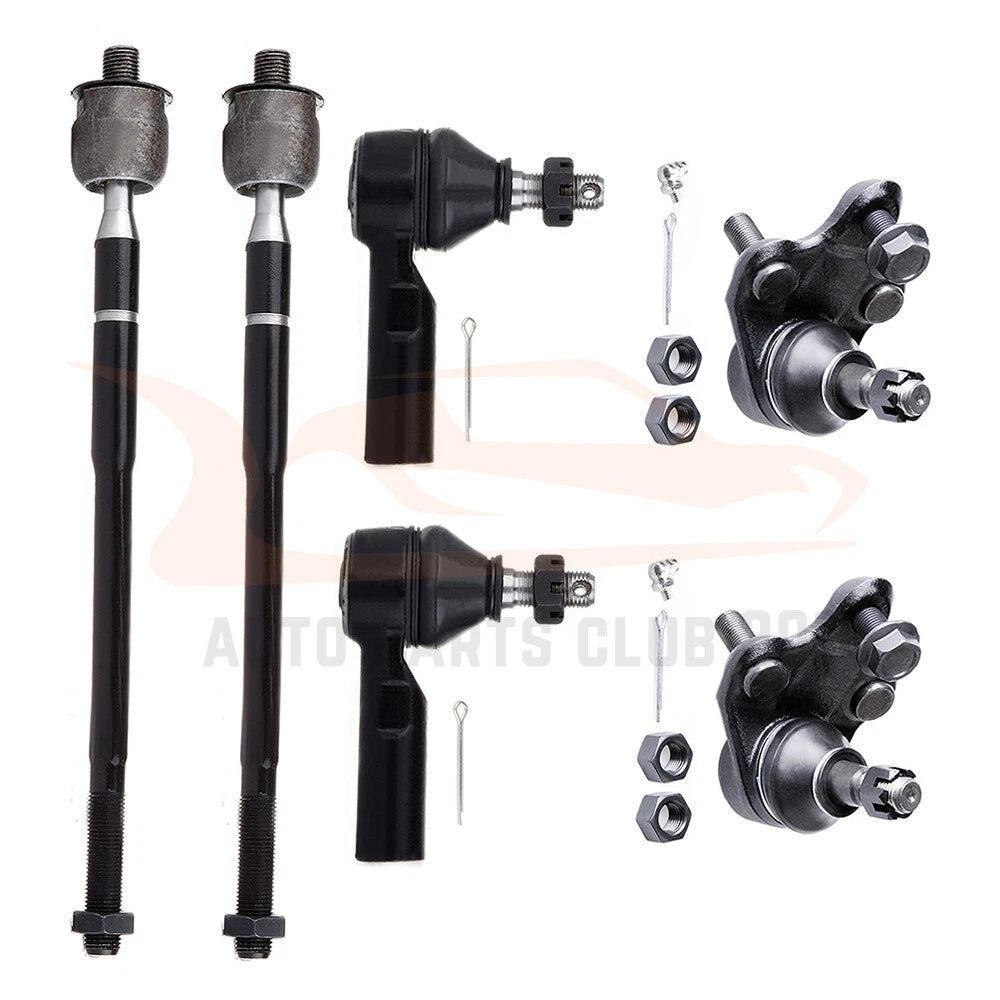 Set of 6 Front Lower Ball Joints for Chevrolet Prizm Toyota Corolla (1998–2002)
