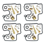 4X Carburetor Rebuild Kit Gasket for Kawasaki ZX600 Ninja ZX6R (2000–2002)
