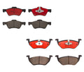 Brembo Front & Rear Ceramic Brake Pads Kit for Mazda Tribute, Ford Escape, Mariner (2001–2007)
