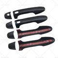 Set of 4 Door Handle Covers for Toyota Hilux N80 (2015–2021) Matte Black