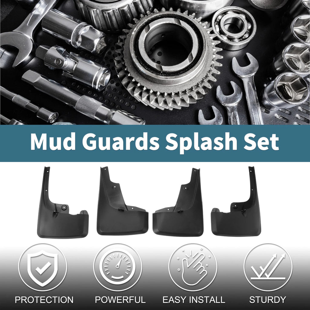 Set of 2 Mud Flaps Splash Guards for Toyota 4Runner (2012–2022)