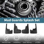 Set of 2 Mud Flaps Splash Guards for Toyota 4Runner (2012–2022)