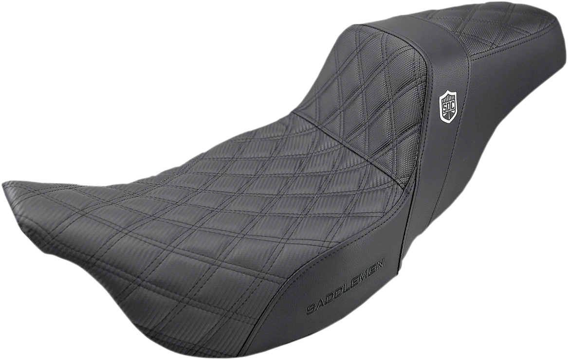 SADDLEMEN Pro Series SDC Performance Seat for Harley FL (w/o Backrest)