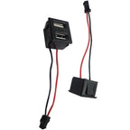 Double-Layer Female Type C Charging Socket for