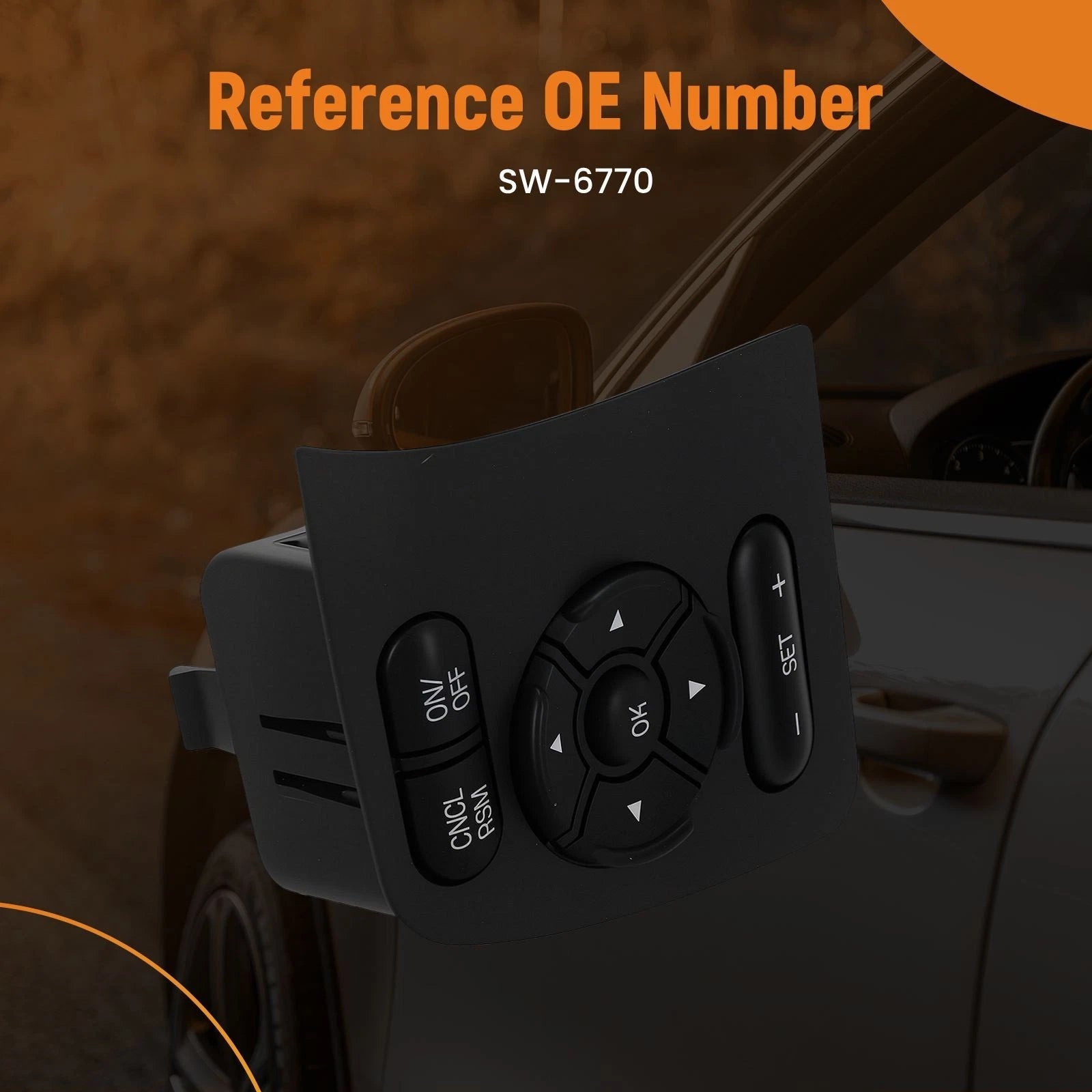 Left Cruise Control Switch for Ford F-250 F-350 F-450 Super Duty (2011–2017)