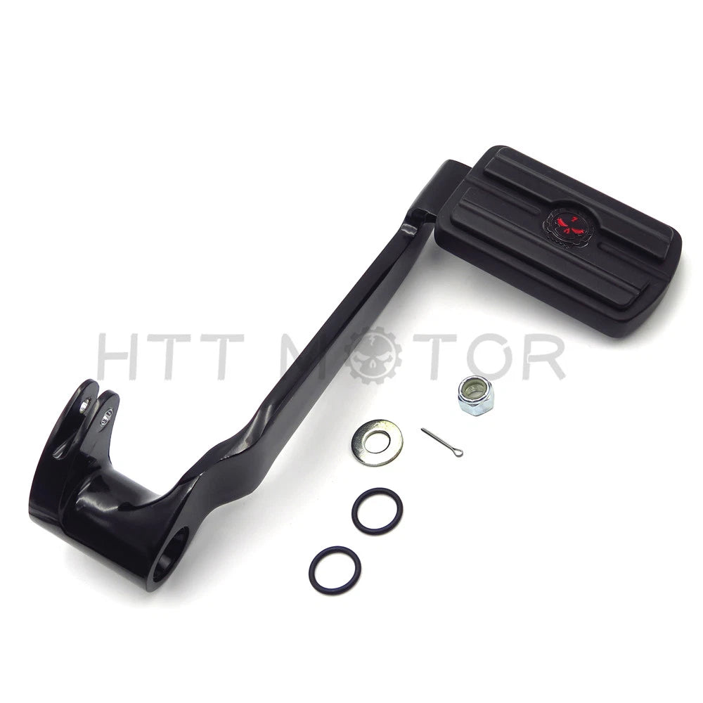 Extended Brake Pedal Arm Gear Skull for Harley Touring/Trike (2014–2018)