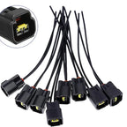 8Pcs Ignition Coil Harness Connectors for Ford Lincoln 4.6L 5.4L 6.8L 7.3L V10