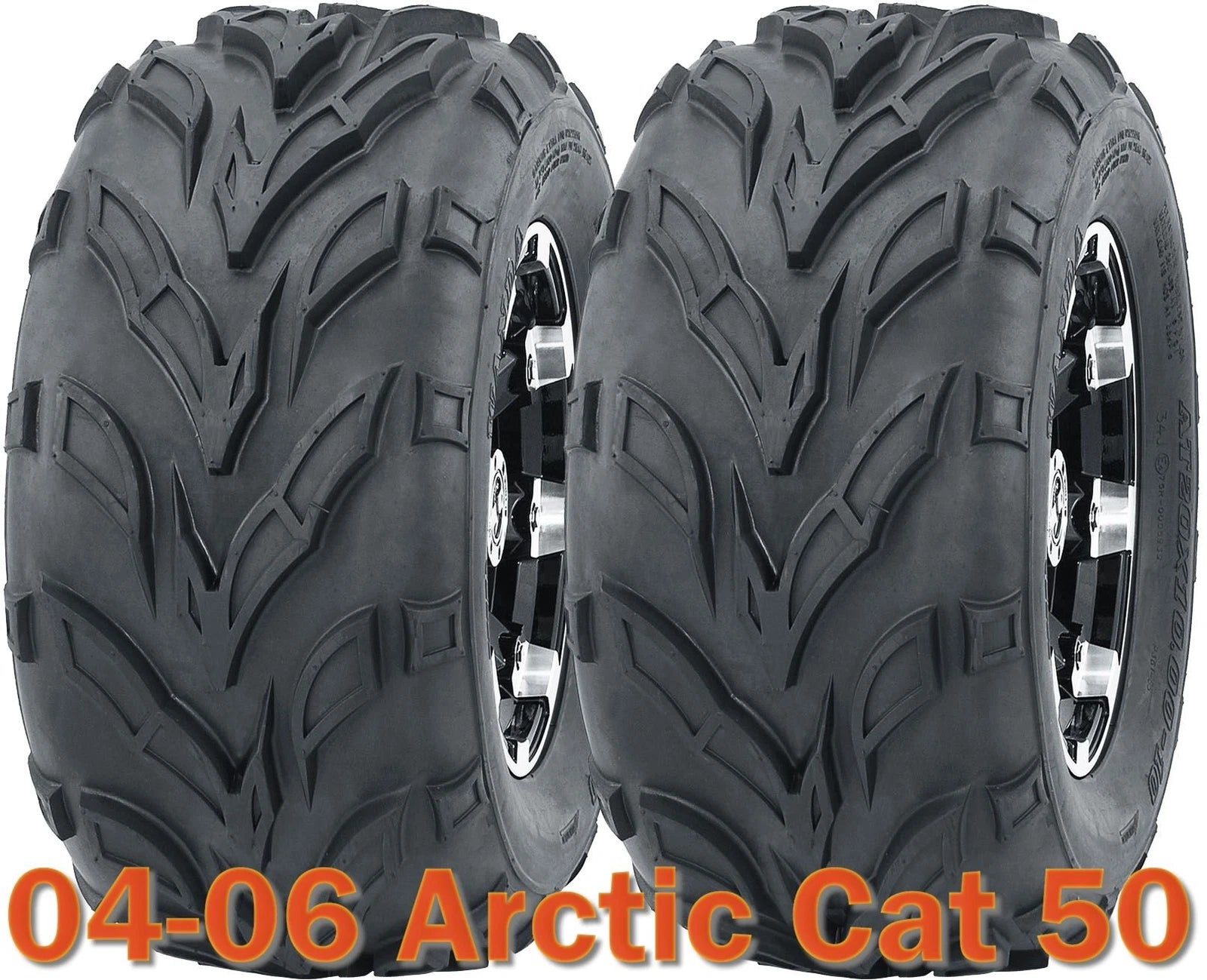 Set of 2 WANDA 16x8-7 ATV Tires for Arctic Cat 50 (2004–2006)