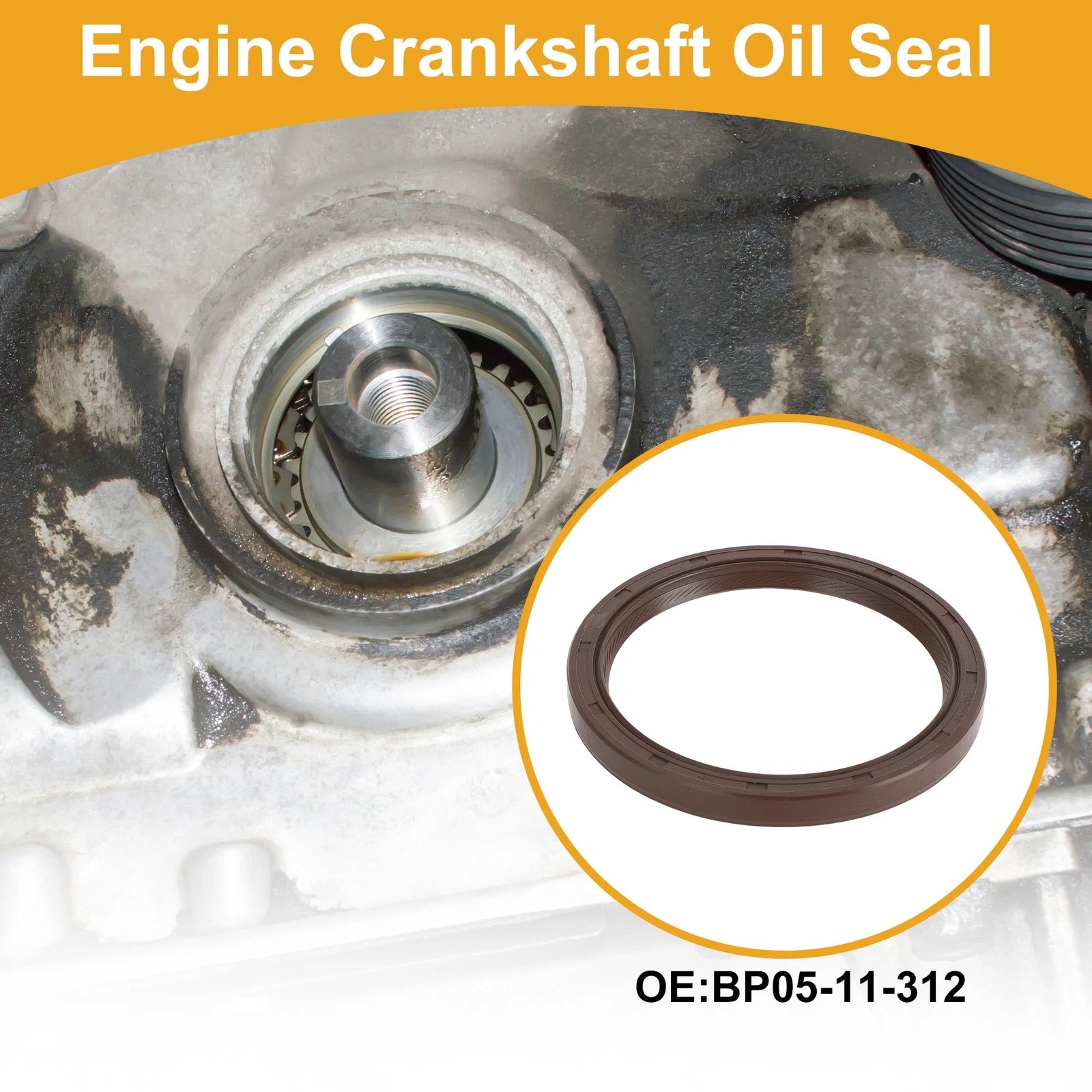 Rear Crankshaft Oil Seal for Mazda Miata (1990–2005) No.BP05-11-312