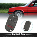 Replacement Key Fob Shell Case for Honda Accord 4 Button Black