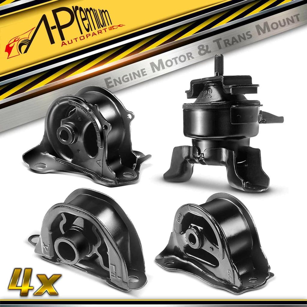 Set of 4 Engine Motor & Transmission Mounts for Honda CR-V (1998–2001)