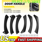 Set of 6 Inner Door Panel Handle Pull Trim Covers for BMW 323i 325xi 328i 330xi (2000â2010)