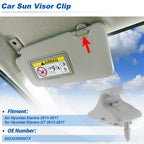 Sun Visor Clip for Hyundai Elantra (2011–2017) Gray No. 852353X000TX