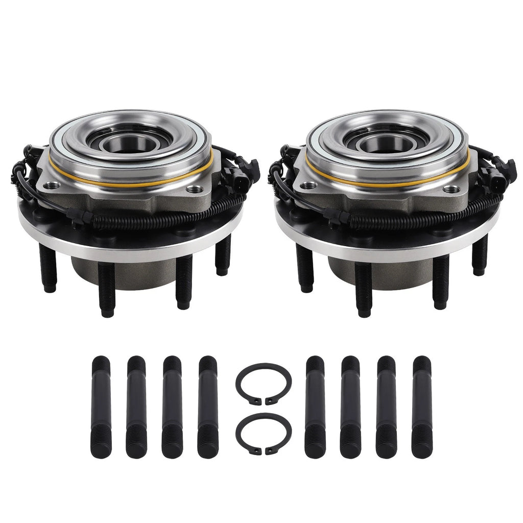 Front Wheel Bearing and Hubs Set for Ford F-250 Super Duty (2017–2022) HB615185PR