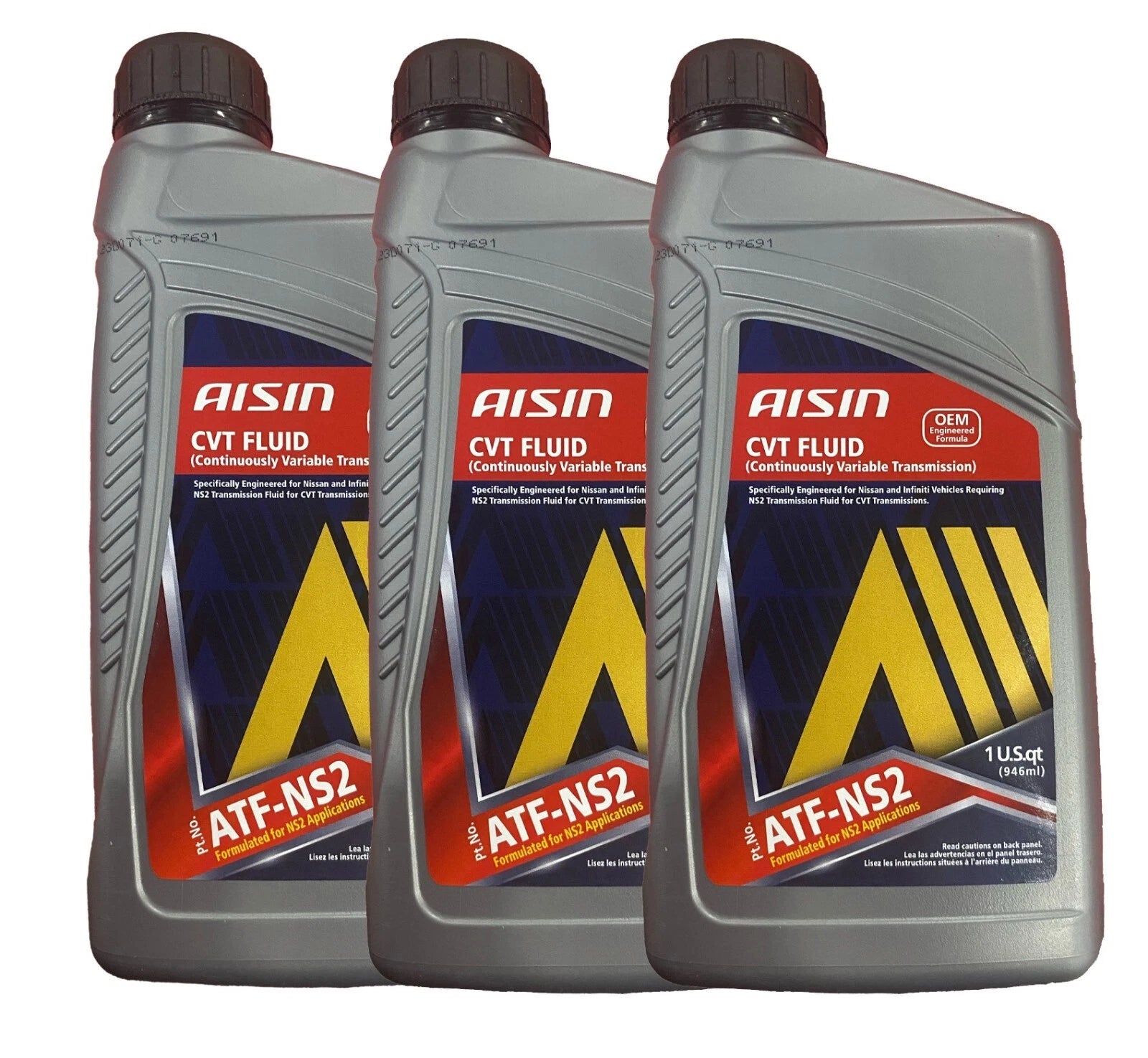 3X 1 Quart Aisin Auto Trans Fluid for Nissan Chevrolet Dodge Jeep Saturn