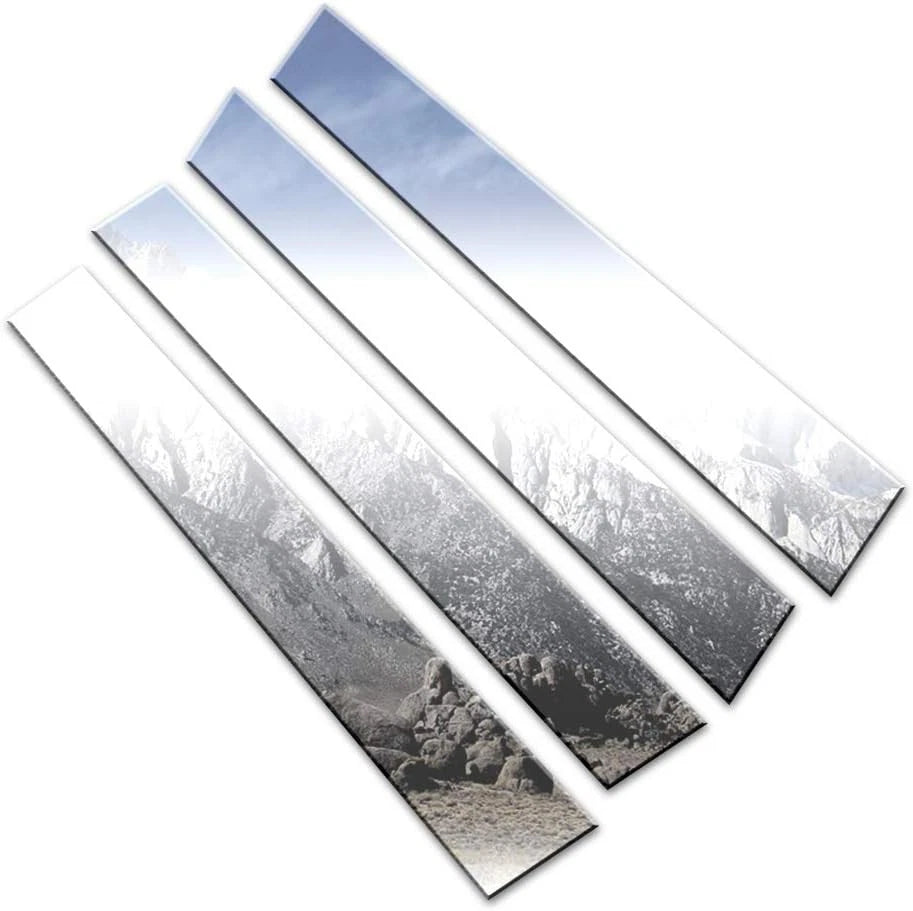 Luxury FX Stainless Steel Pillar Post Trim 4pc for Lexus RX350 (2004–2009)