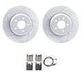 Hella Rear Rotor & Akebono EURO Ceramic Disc Brake Pad Kit for BMW F22 F23 (2014–2021)