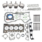 Engine Pistons Head Gaskets Bearing Kit for Audi VW Jetta (2006–2018) 03C107065BF