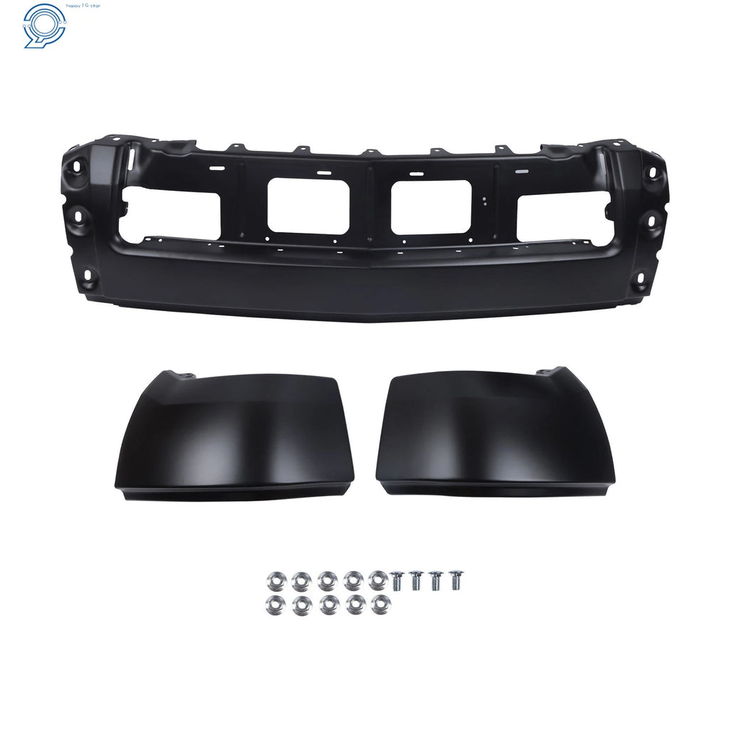 Black Steel Split Front Bumper for Chevrolet Silverado 1500 (2014-2015)